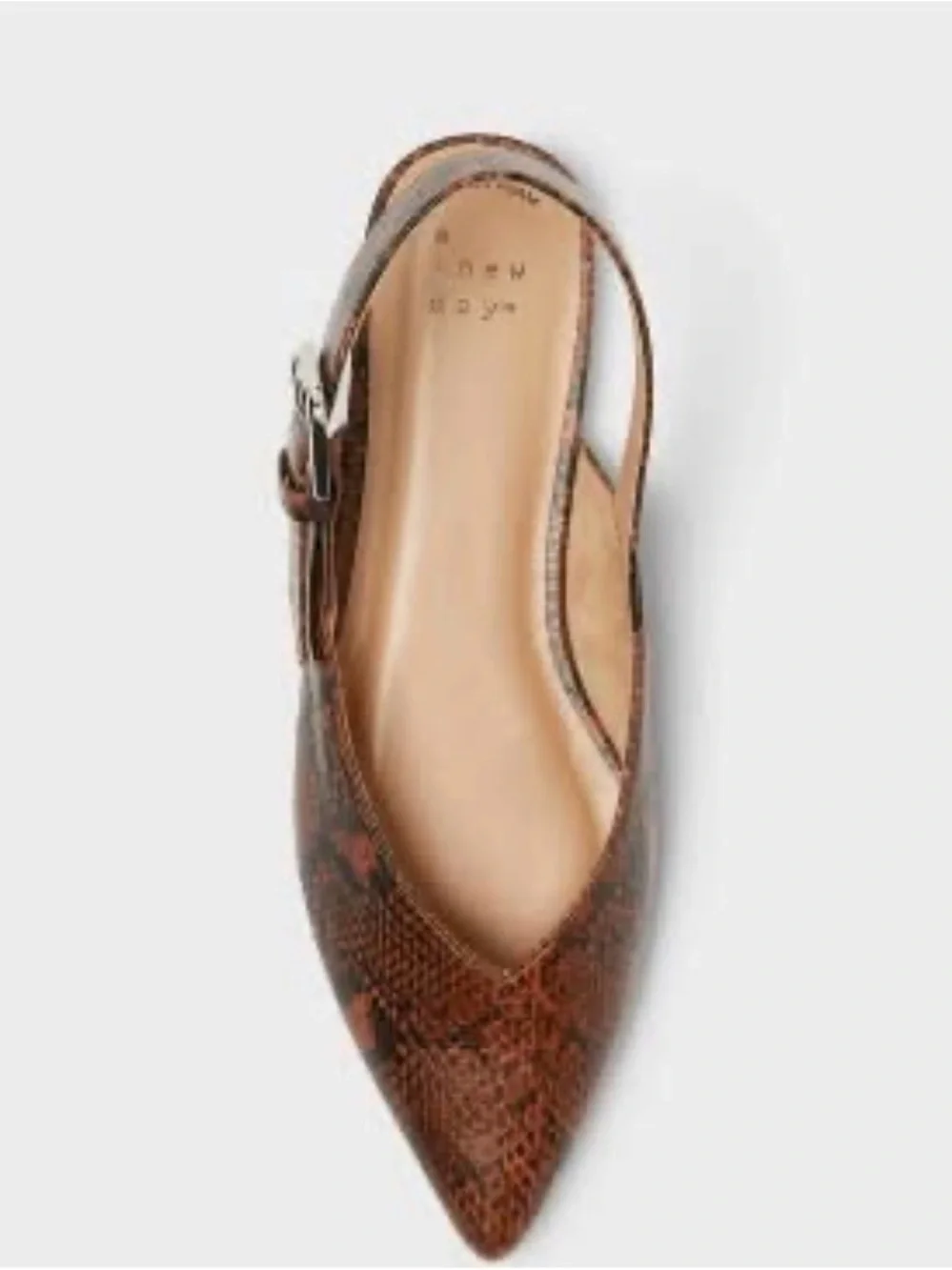 A New Day Women’s Victoria Shoes with Memory Foam Insole,- Dark Brown